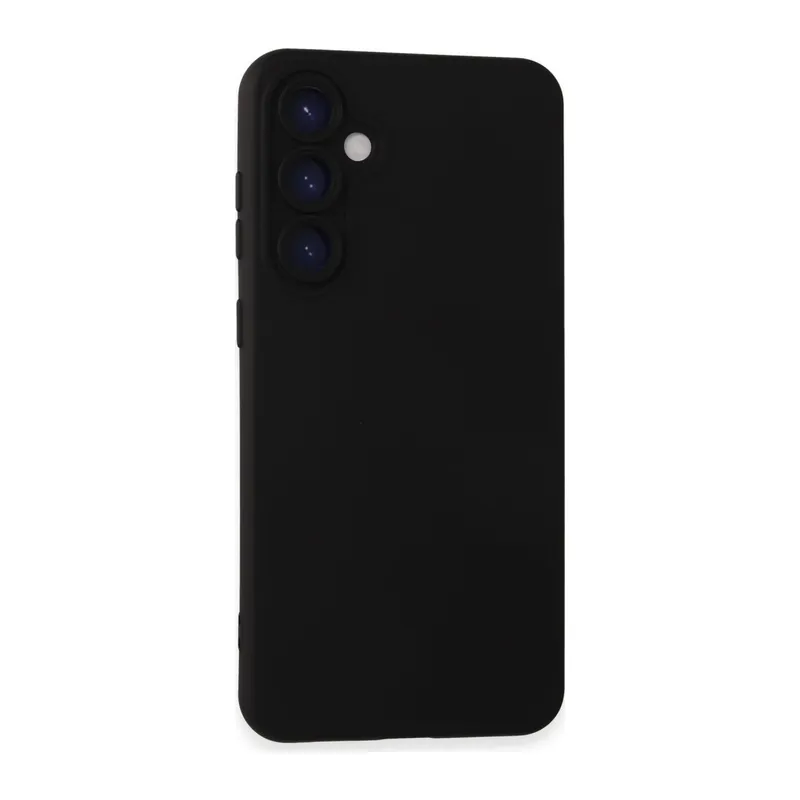 Galaxy S23 Fe Kılıf Nano İçi Kadife Silikon - Siyah