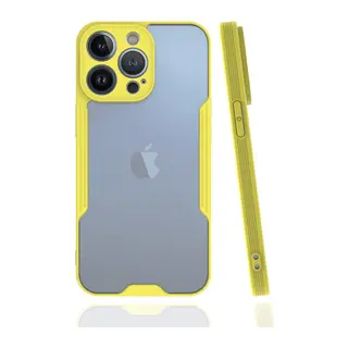 İphone 13 Pro Kılıf Platin Silikon - Sarı