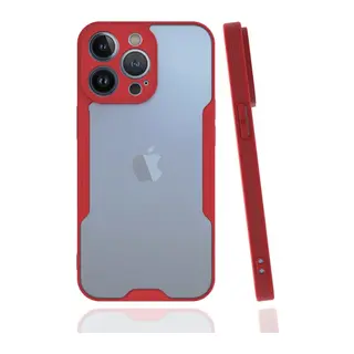 İphone 13 Pro Kılıf Platin Silikon - Kırmızı