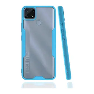 Realme C25 Kılıf Platin Silikon - Mavi