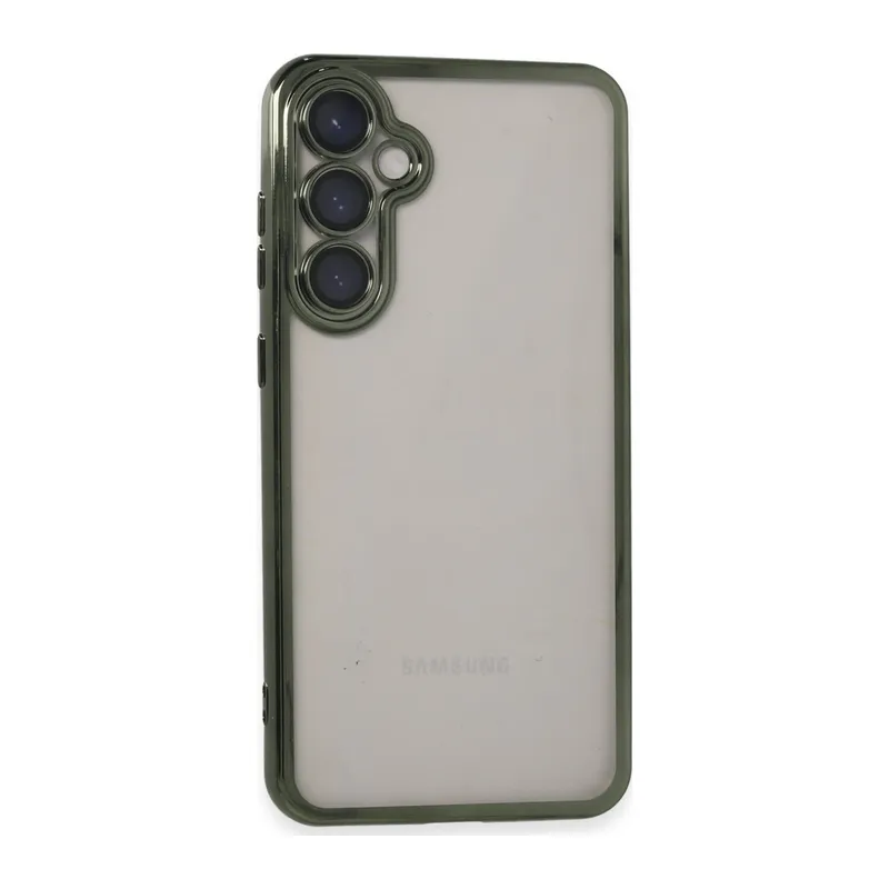 Galaxy S23 Fe Kılıf Razer Lensli Silikon - Yeşil