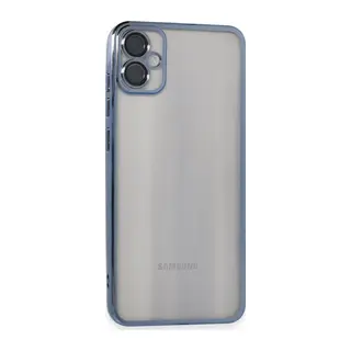 Galaxy A05 Kılıf Razer Lensli Silikon - Lacivert