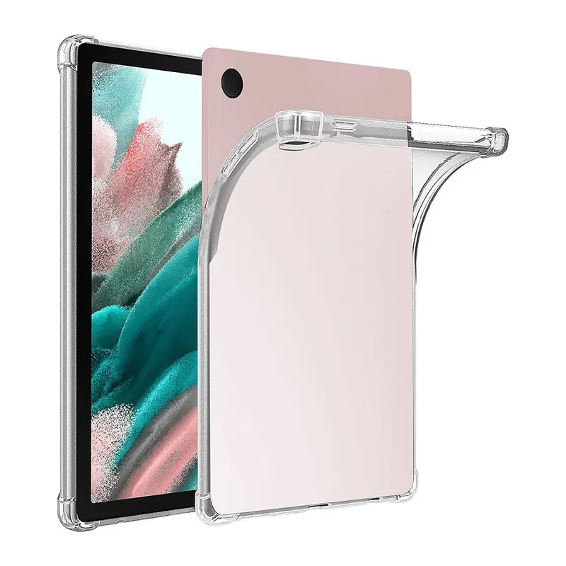 Galaxy Tab A9 Plus Kılıf Anti Shock Tablet Silikon - Şeffaf