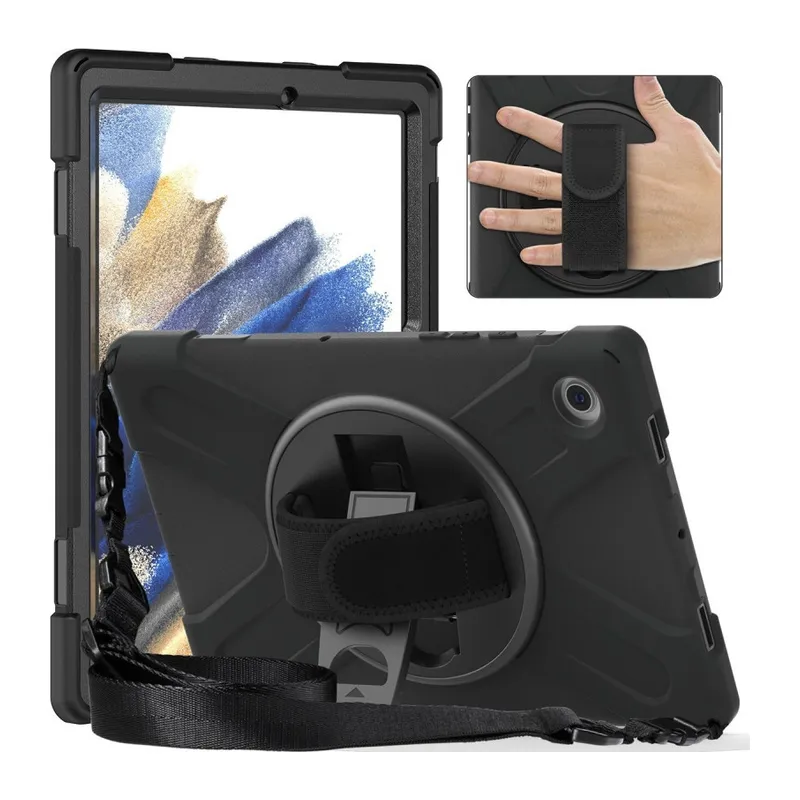 Galaxy Tab A9 Kılıf Amazing Tablet Kapak - Siyah