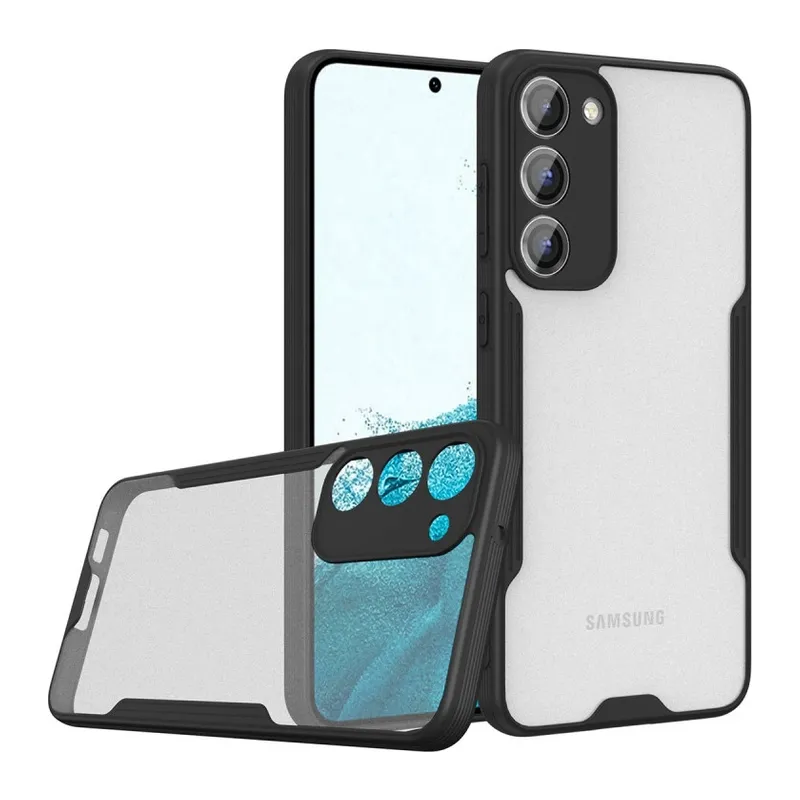 Galaxy S23 Plus Kılıf Platin Silikon - Siyah