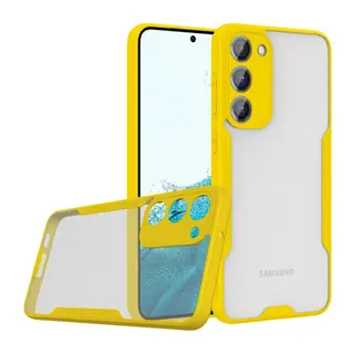 Galaxy S23 Plus Kılıf Platin Silikon - Sarı