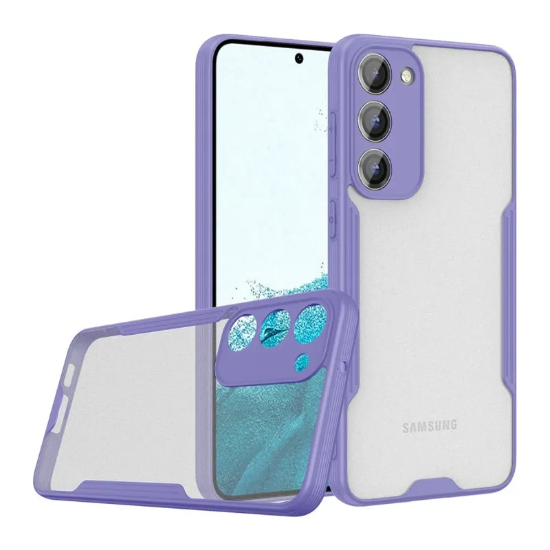 Galaxy S23 Plus Kılıf Platin Silikon - Lila