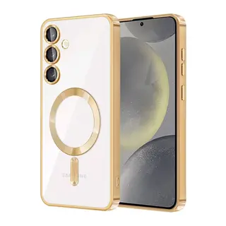 Galaxy S24 Kılıf Kross Magneticsafe Kapak - Gold