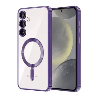 Galaxy S24 Kılıf Kross Magneticsafe Kapak - Mor