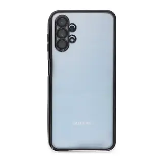 Galaxy A13 4g Kılıf Razer Lensli Silikon - Siyah