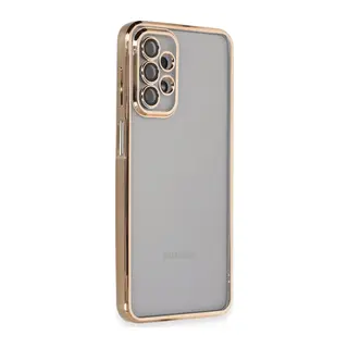 Galaxy A23 4g Kılıf Razer Lensli Silikon - Gold