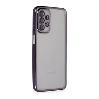 Galaxy A23 4g Kılıf Razer Lensli Silikon - Mor