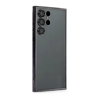 Galaxy S22 Ultra Kılıf Razer Lensli Silikon - Siyah