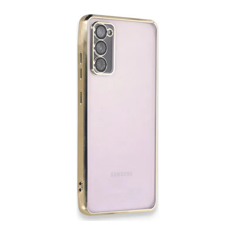 Galaxy S20 Fe Kılıf Razer Lensli Silikon - Gold