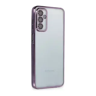 Galaxy M23 Kılıf Razer Lensli Silikon - Mor