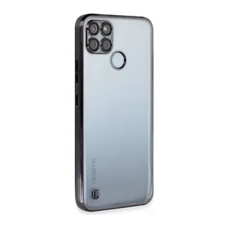 Realme C25y Kılıf Razer Lensli Silikon - Siyah