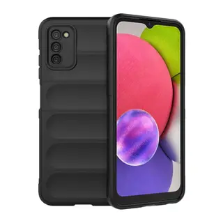 Galaxy A03s Kılıf Optimum Silikon - Siyah