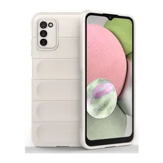 Galaxy A03s Kılıf Optimum Silikon - Krem