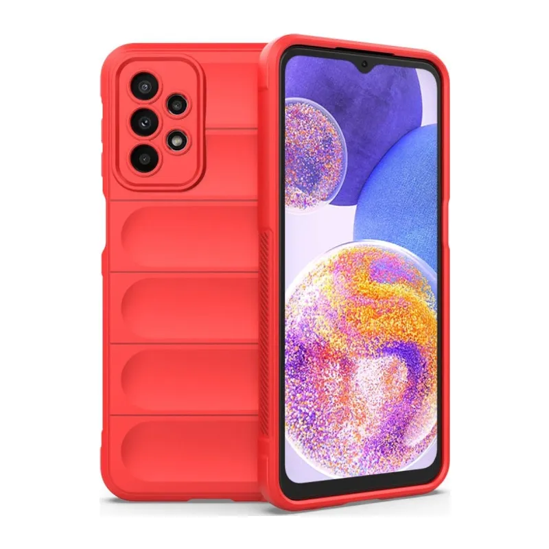 Galaxy A23 4g Kılıf Optimum Silikon - Kırmızı