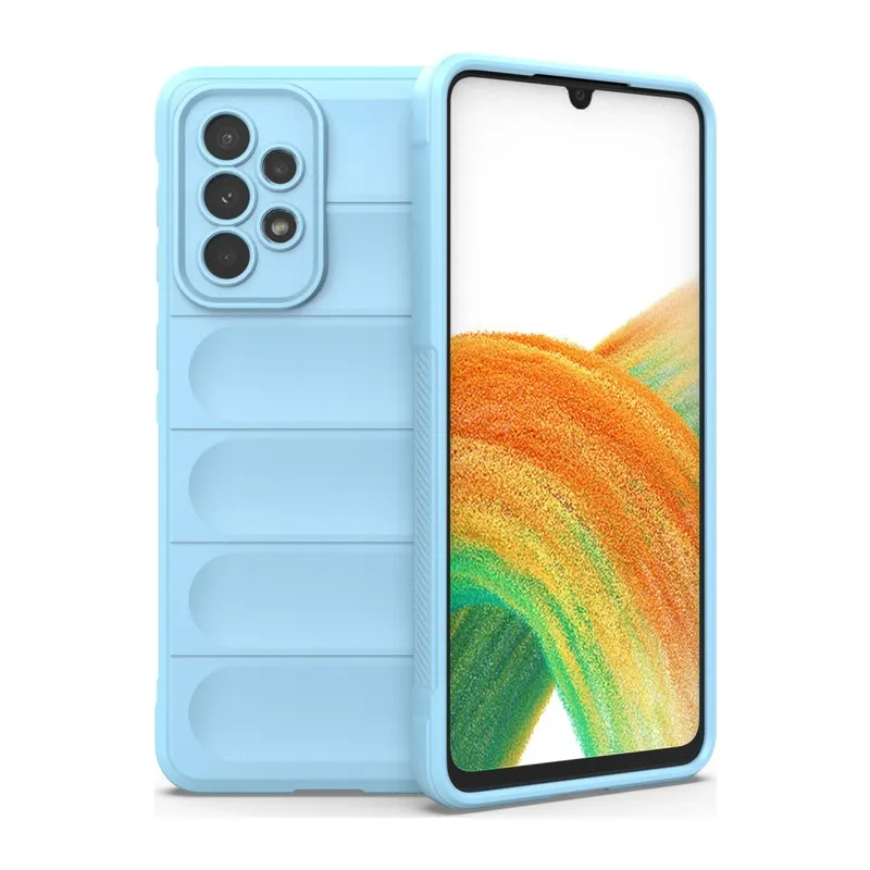 Galaxy A33 5g Kılıf Optimum Silikon - Sky Blue