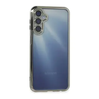 Galaxy A25 5g Kılıf Razer Lensli Silikon - Gümüş