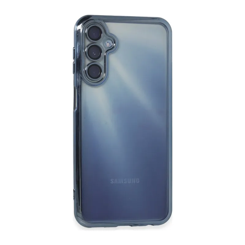 Galaxy A25 5g Kılıf Razer Lensli Silikon - Açık Mavi