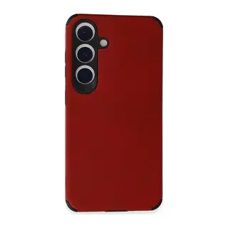 Galaxy S24 Kılıf Loop Deri Silikon - Kırmızı