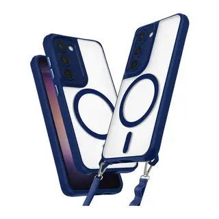 Galaxy S23 Plus Kılıf Enka Magsafe Silikon Kılıf - Lacivert