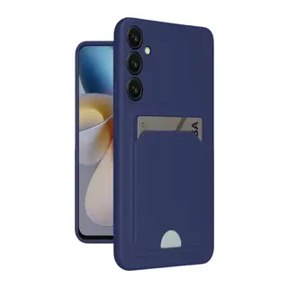 Galaxy A16 5g Kılıf Kelvin Kartvizitli Silikon - Lacivert