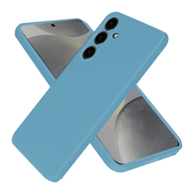 Galaxy A26 Kılıf First Silikon - Mavi
