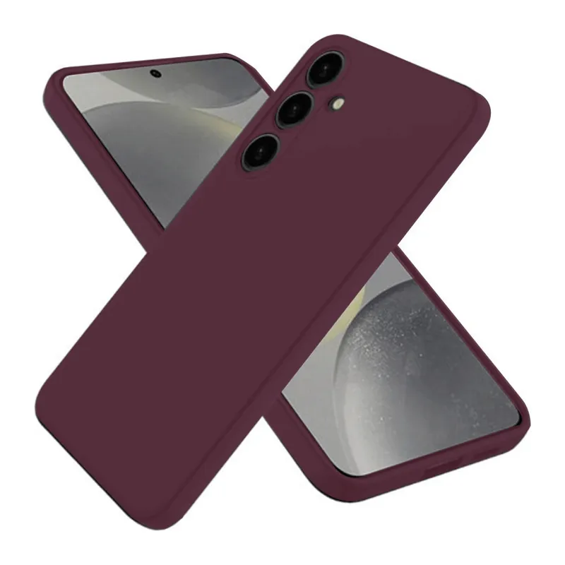 Galaxy A56 Kılıf First Silikon - Mürdüm