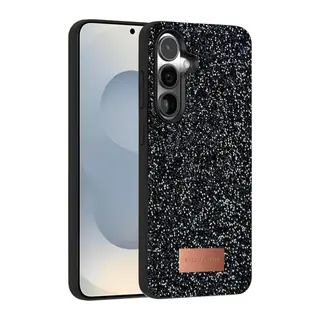 Onegif Galaxy S25 Bright Simli Kapak - Siyah