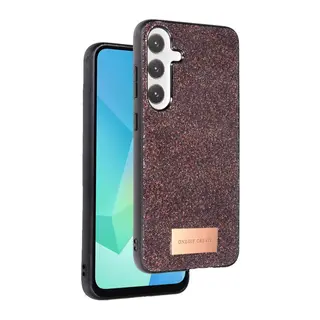 Onegif Galaxy A36 Bright Simli Kapak - Derin Mor