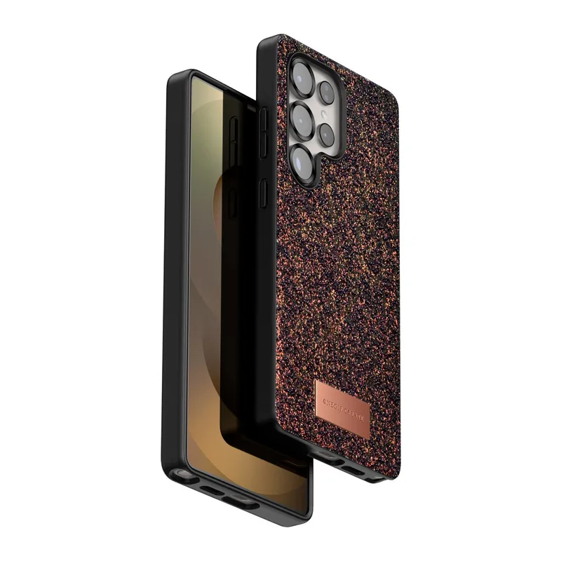 Onegif Galaxy S25 Ultra Bright Simli Kapak - Derin Mor