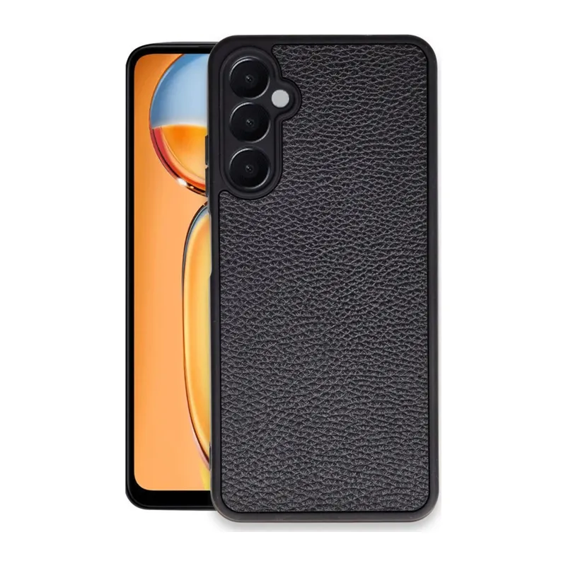 Galaxy A26 Kılıf Aras Deri Kapak - Siyah