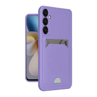 Galaxy A26 Kılıf Kelvin Kartvizitli Silikon - Lila
