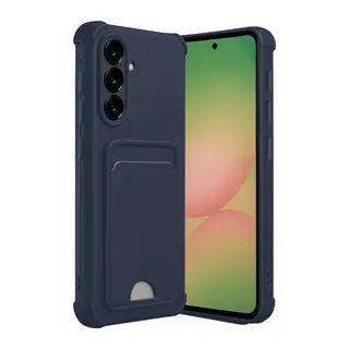 Galaxy A56 Kılıf Kelvin Kartvizitli Silikon - Lacivert