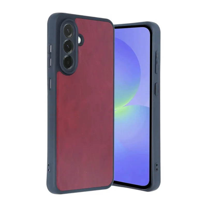 Galaxy A35 5g Kılıf Aras Deri Kapak - Bordo