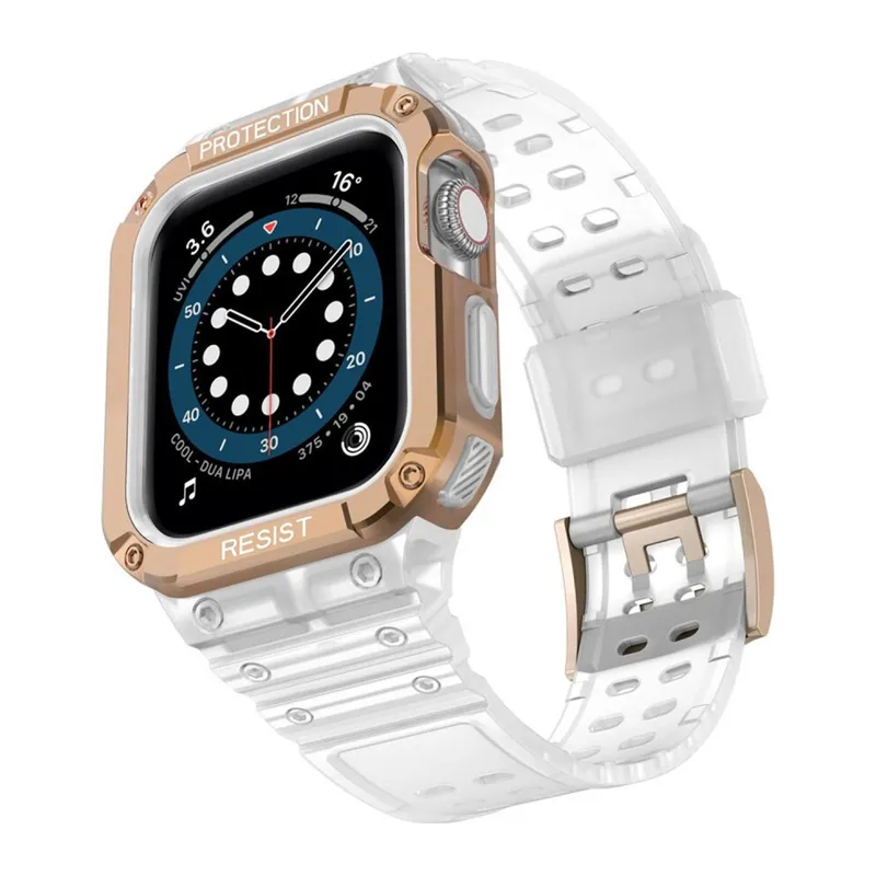 Watch 42mm Kr401 Silikon Kordon (saat Değildir) - Beyaz-rose