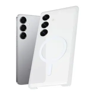 Galaxy S25 Plus Kılıf Pc Zara Magsafe Şeffaf Kılıf - Şeffaf
