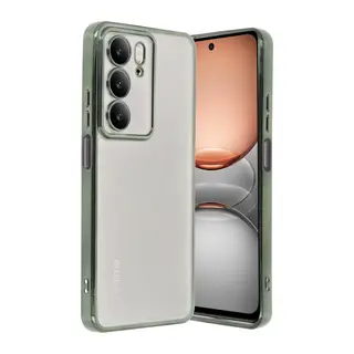 Realme C75 4g Kılıf Razer Lensli Silikon - Yeşil