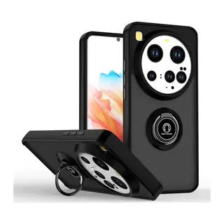 Xiaomi Mi 15 Ultra Kılıf Montreal Yüzüklü Silikon Kapak - Siyah