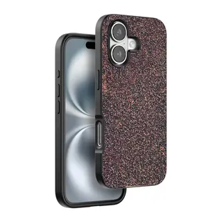 Onegif İphone 16 Plus Bright Simli Kapak - Derin Mor
