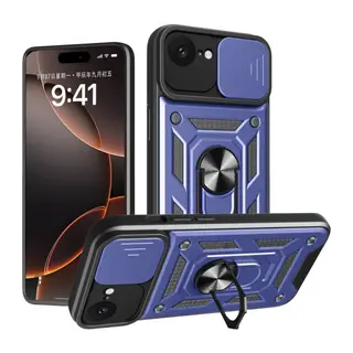 İphone 16e Kılıf Pars Lens Yüzüklü Silikon - Lacivert