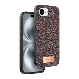 Onegif İphone 16e Bright Simli Kapak - Derin Mor