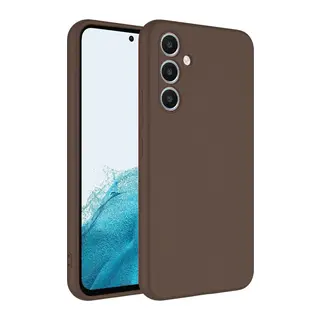 Galaxy A16 5g Kılıf First Silikon - Kahverengi