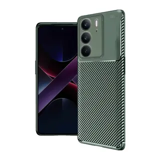 Realme C75 4g Auto Focus Karbon Kapak - Koyu Yeşil