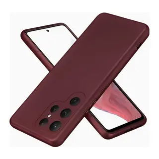Galaxy S25 Ultra Kılıf First Silikon - Bordo