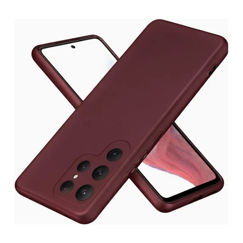 Galaxy S25 Ultra Kılıf First Silikon - Bordo