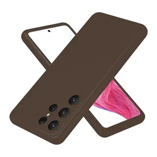 Galaxy S25 Ultra Kılıf First Silikon - Kahverengi